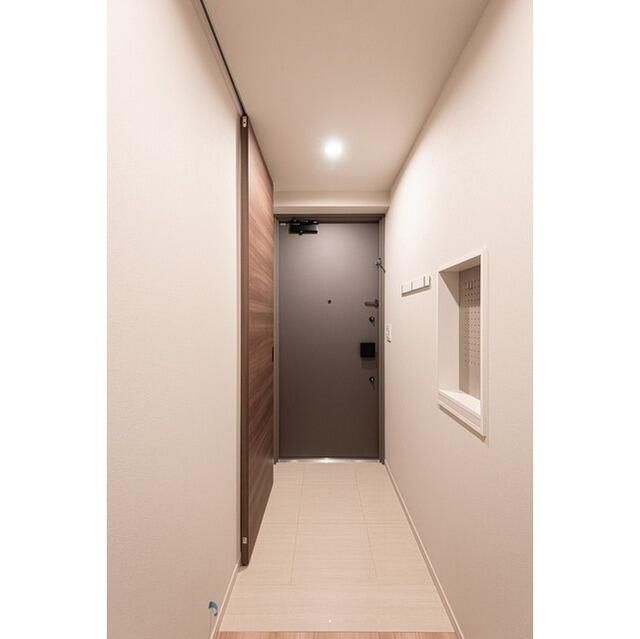 玄関　収納もある玄関です