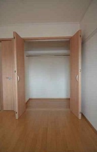 収納　クローゼット完備。