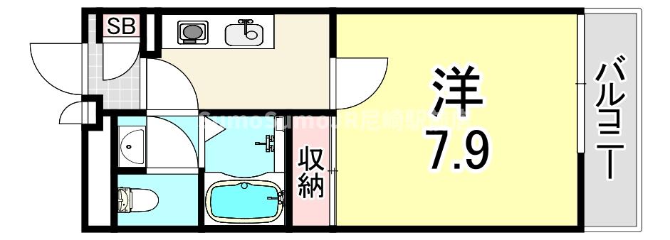 クレイノシンフォニー野村の間取り写真