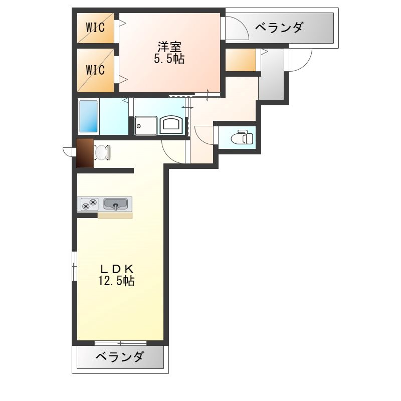 La Fleurの間取り写真