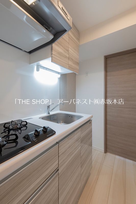 キッチン　２口ガスキッチン