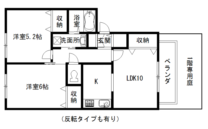 アスカハイツの間取り