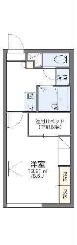 レオパレス篠路７条壱番館の間取り