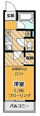 イースタンパレス藤沢第2の間取り