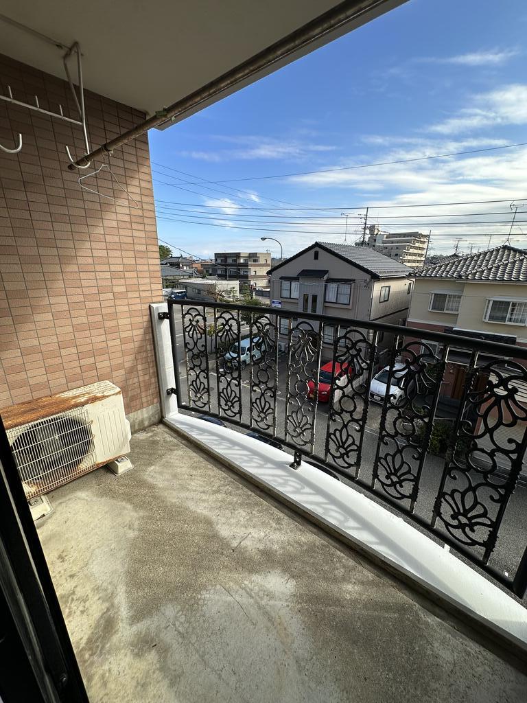 バルコニー　南向きです♪