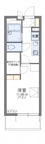 レオパレス元宮の間取り