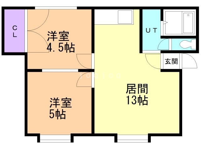 ＲＯＡＮＮＥ花園の間取り