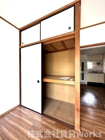 収納　十分な収納スペースがあります