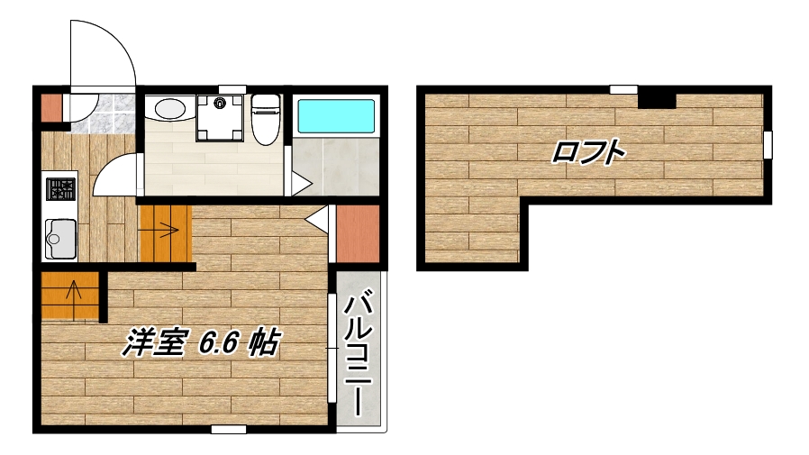 1SK Apartment in Kagoshima, Kagoshima — photo 2 of 3