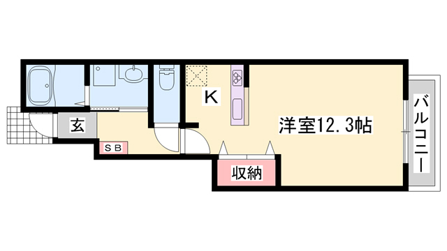 ラフレシールあぼしBの間取り