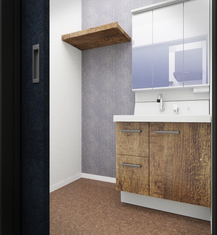 洗面設備　このタイプになります（現状優先）。