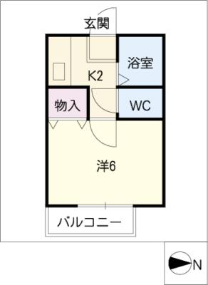 コーポシバタの間取り