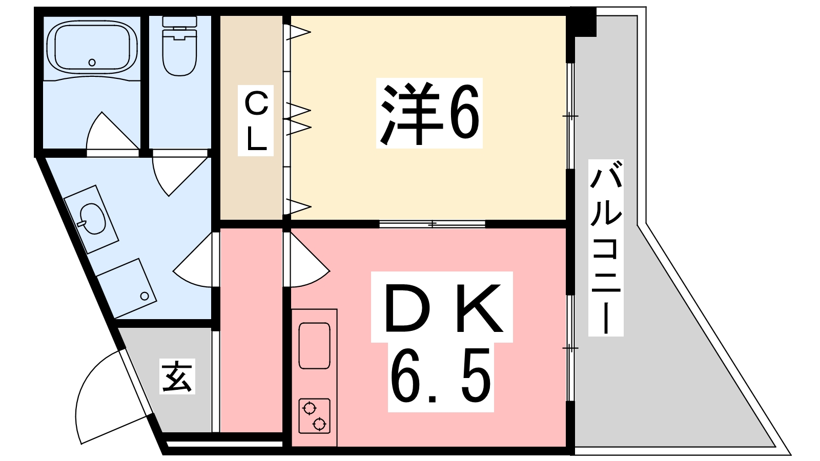 ベアード水上の間取り