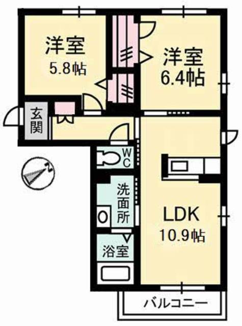 【シャーメゾンＺｅｎの間取り】