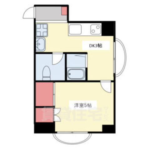 名古屋市千種区覚王山通のマンションの間取り