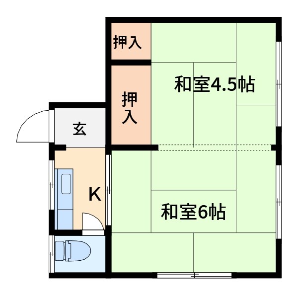 近藤荘の間取り