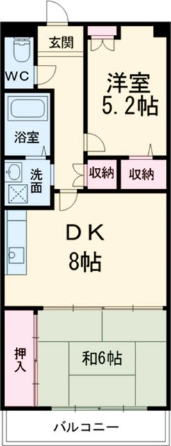 清須市阿原のマンションの間取り