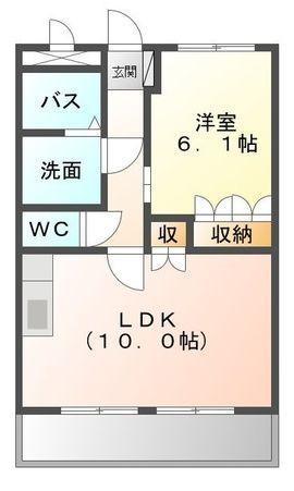 サンヴェール皆春の間取り