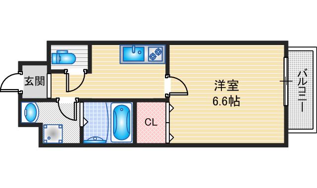 千葉・岸辺の間取り