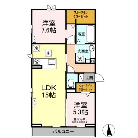 D-ROOM戎町の間取り