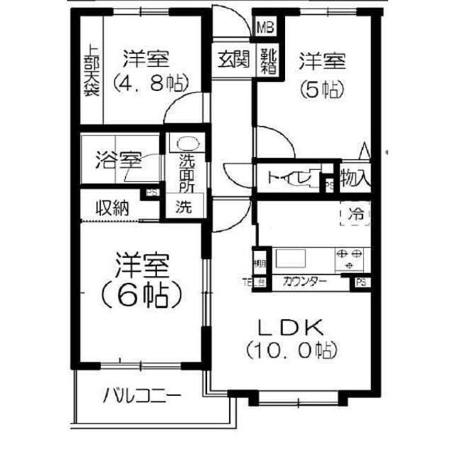 【エスポワール平和台の間取り】