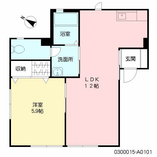 カームネスの間取り