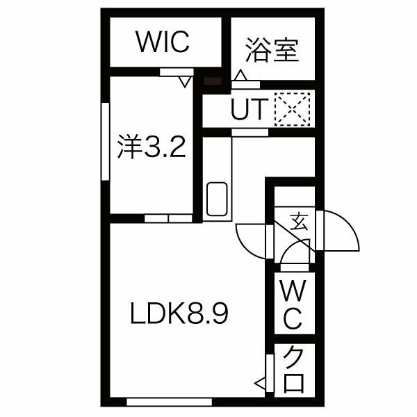 札幌市北区麻生町のマンションの間取り