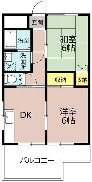 久喜市本町のマンションの間取り