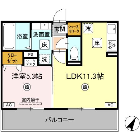 【シャルム宇土の間取り】