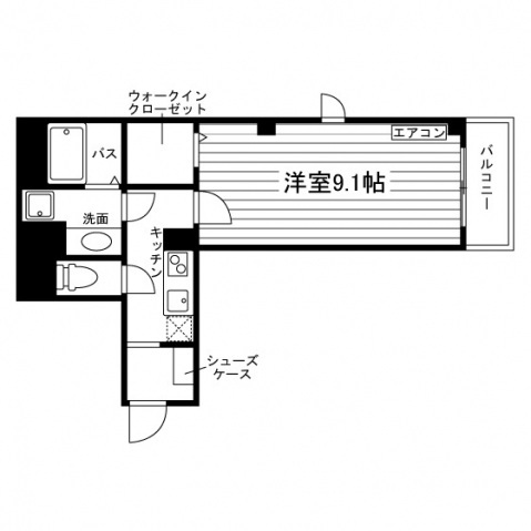 M・I Residenceの間取り