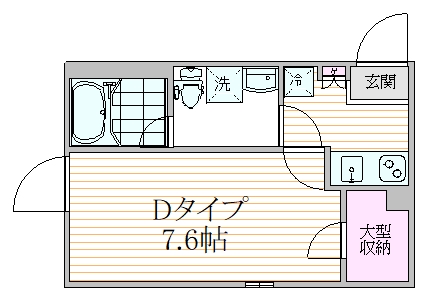 グランピア東中野駅前の間取り