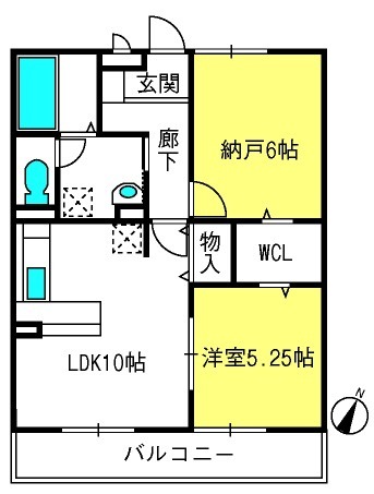 ラヴィーヌの間取り