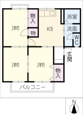 ハイツプードルの間取り