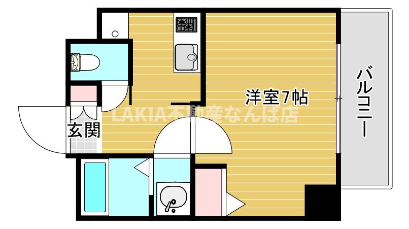 スワンズシティ難波ノーブルの間取り