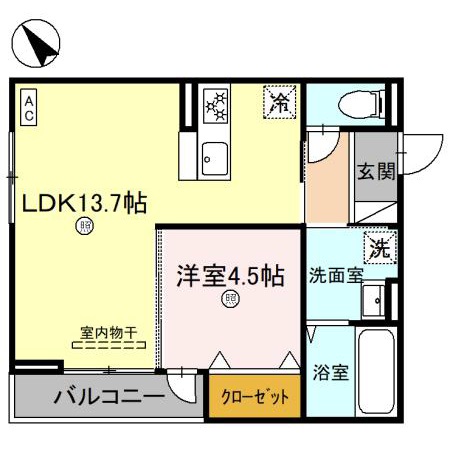 シェノン栗東（栗東市新築）の間取り