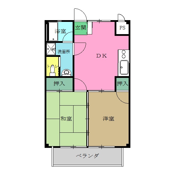 フォンテーヌの間取り写真