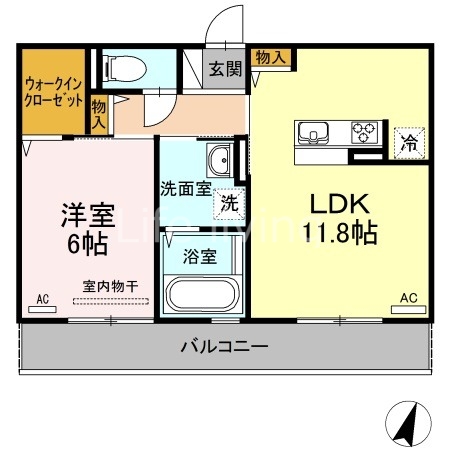 シャンデリアの間取り