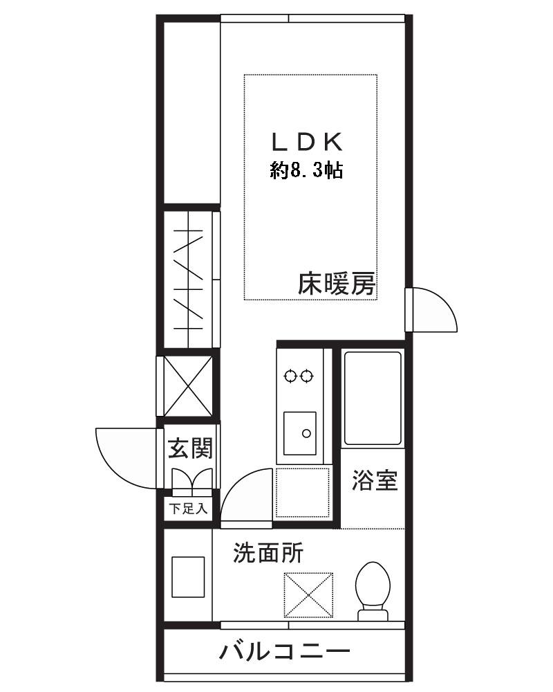 bianco cuboの間取り