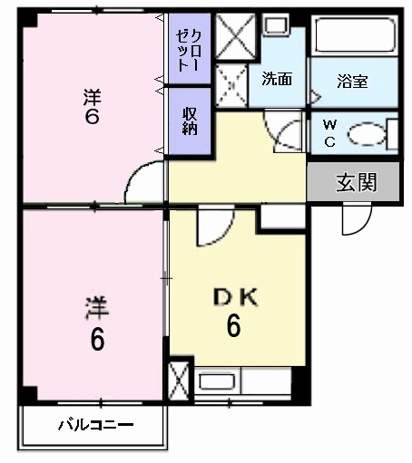 ボンディールＩの間取り