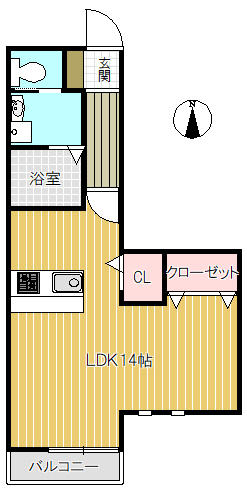 サイドスプリング　IIの間取り