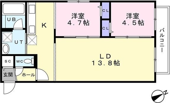 センチュリー信濃の間取り