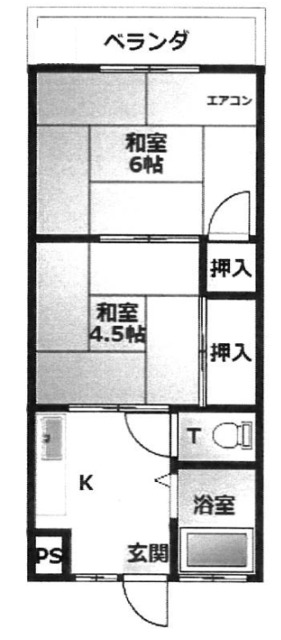 杉並区井草のマンションの間取り