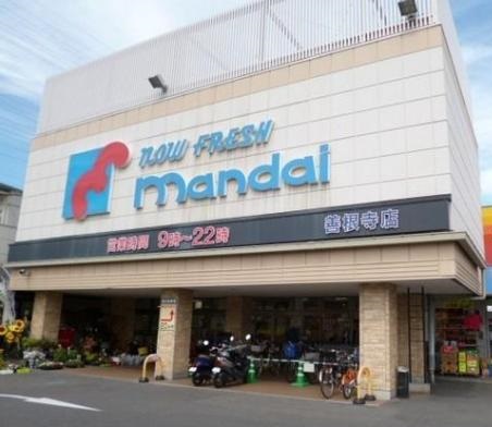 スーパー　万代（スーパー）まで441m