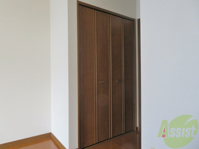 収納　ここに収納があります。収納があると部屋が広く使えます。