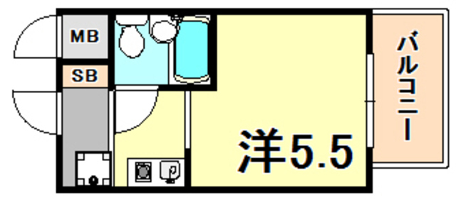 ライオンズマンション三宮の間取り