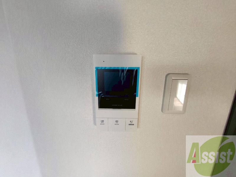 セキュリティ　モニタ付インターホンでセキュリティ面も安心です。