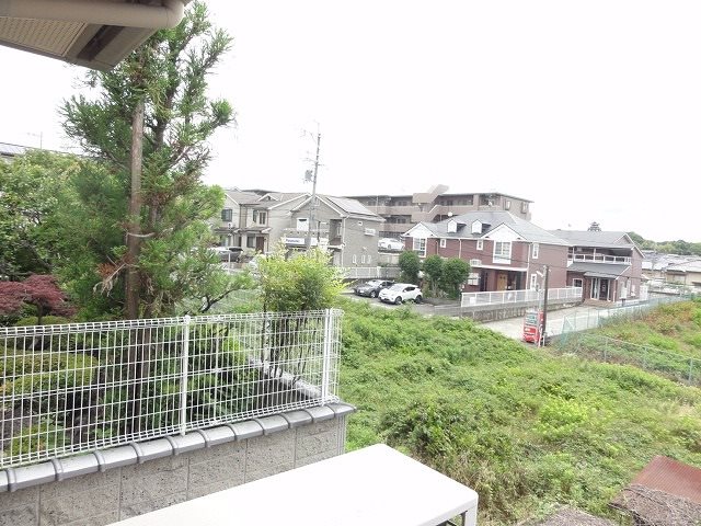 眺望　写真一例（201号室からの眺望）。