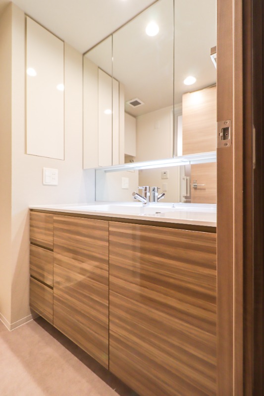 洗面設備　図面と現状に相違がある場合には現状を優先