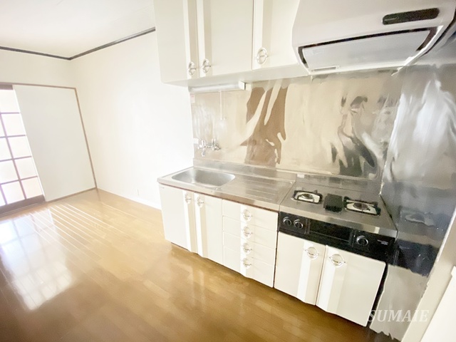 キッチン　ガス2口のキッチン☆