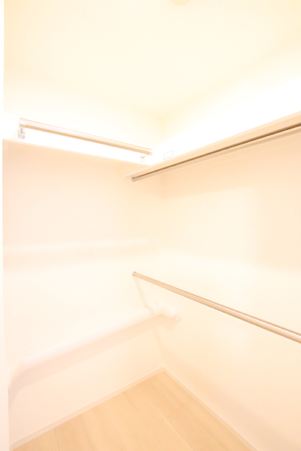 収納　大容量のウォークインクローゼット